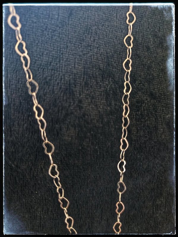 Aromadiffusor-Halskette "Wunschbox roségold mit Silber"
